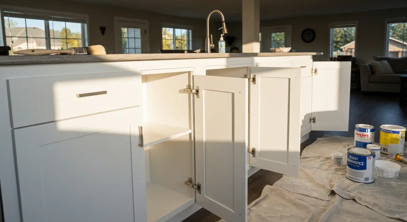 Kitchen cabinet painting