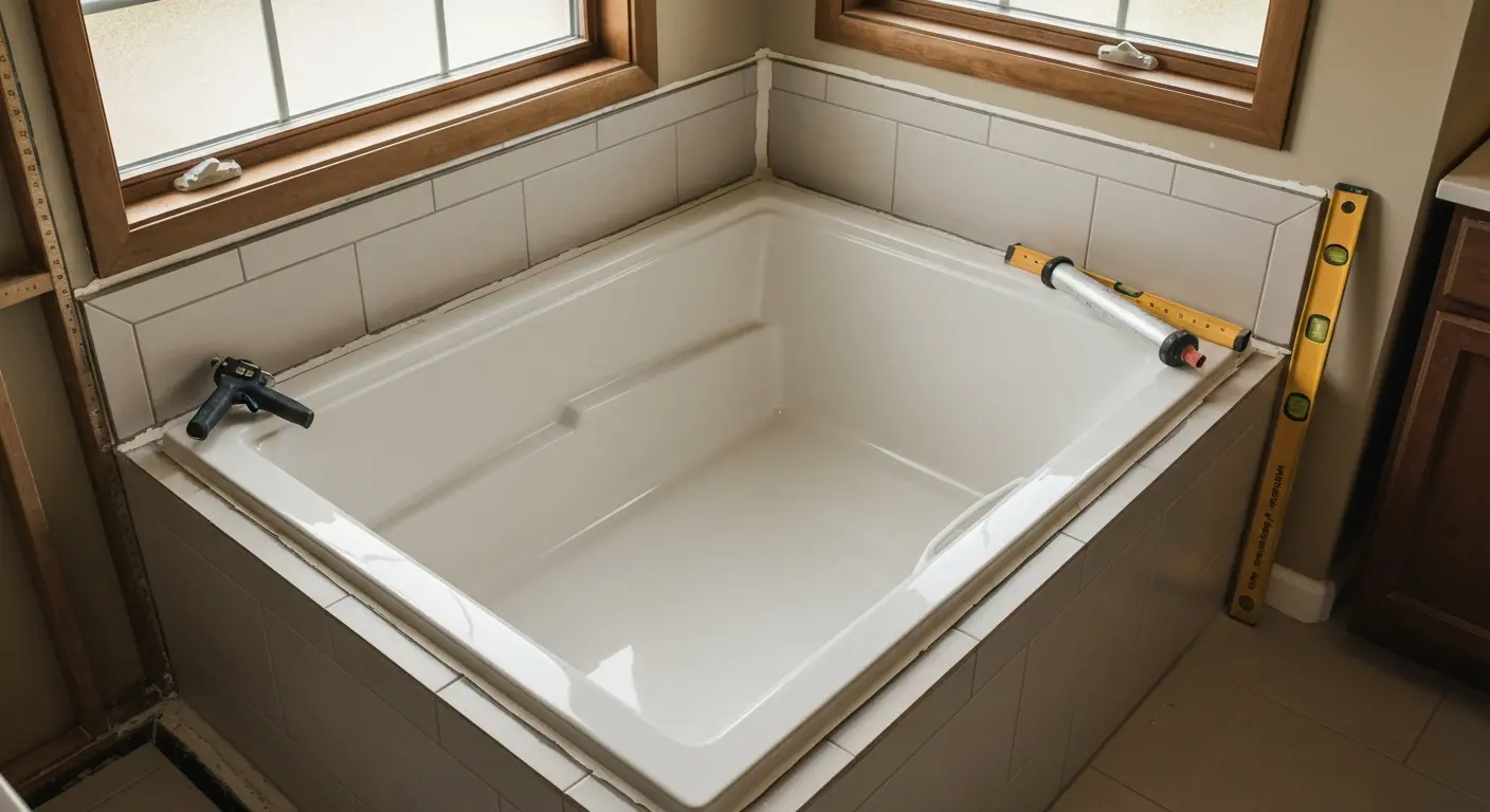 Tub installation project