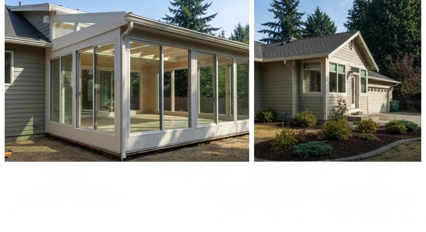 Sunroom addition project