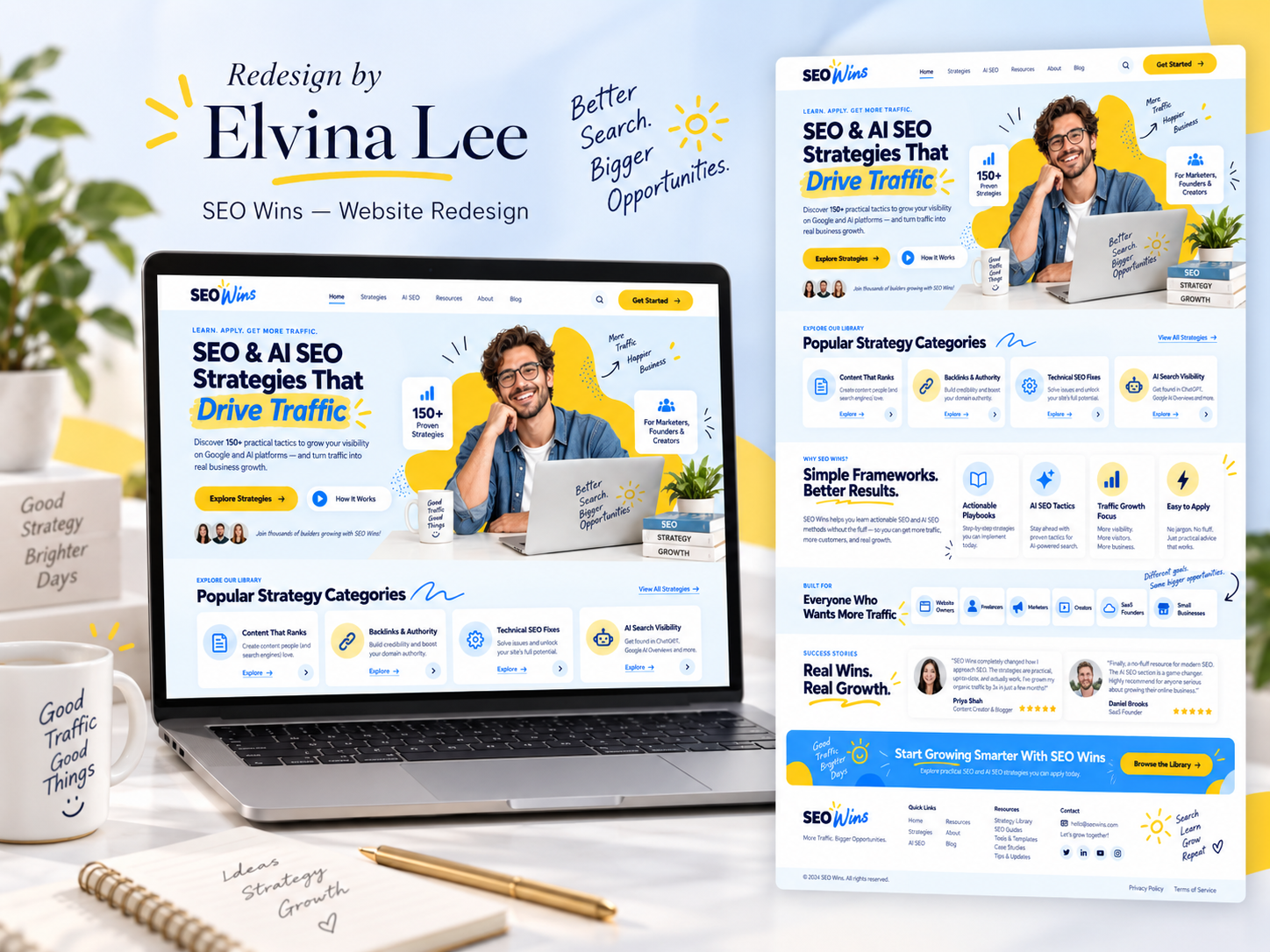 SEO Wins, Websites