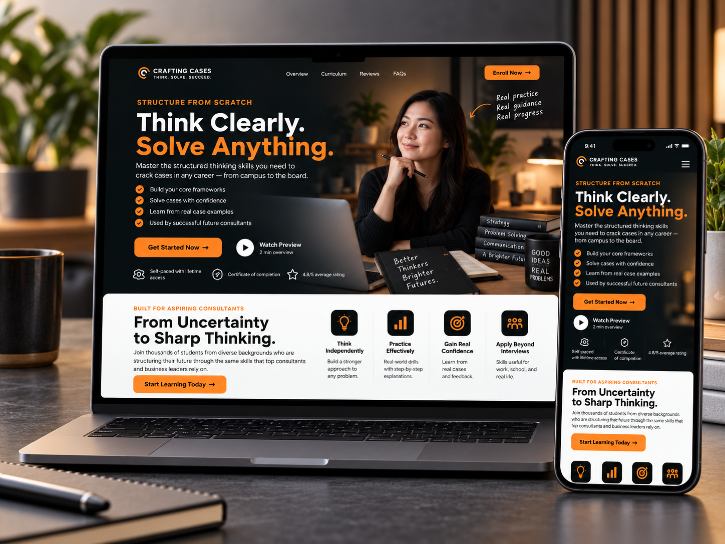 Crafting Cases, Course, Websites
