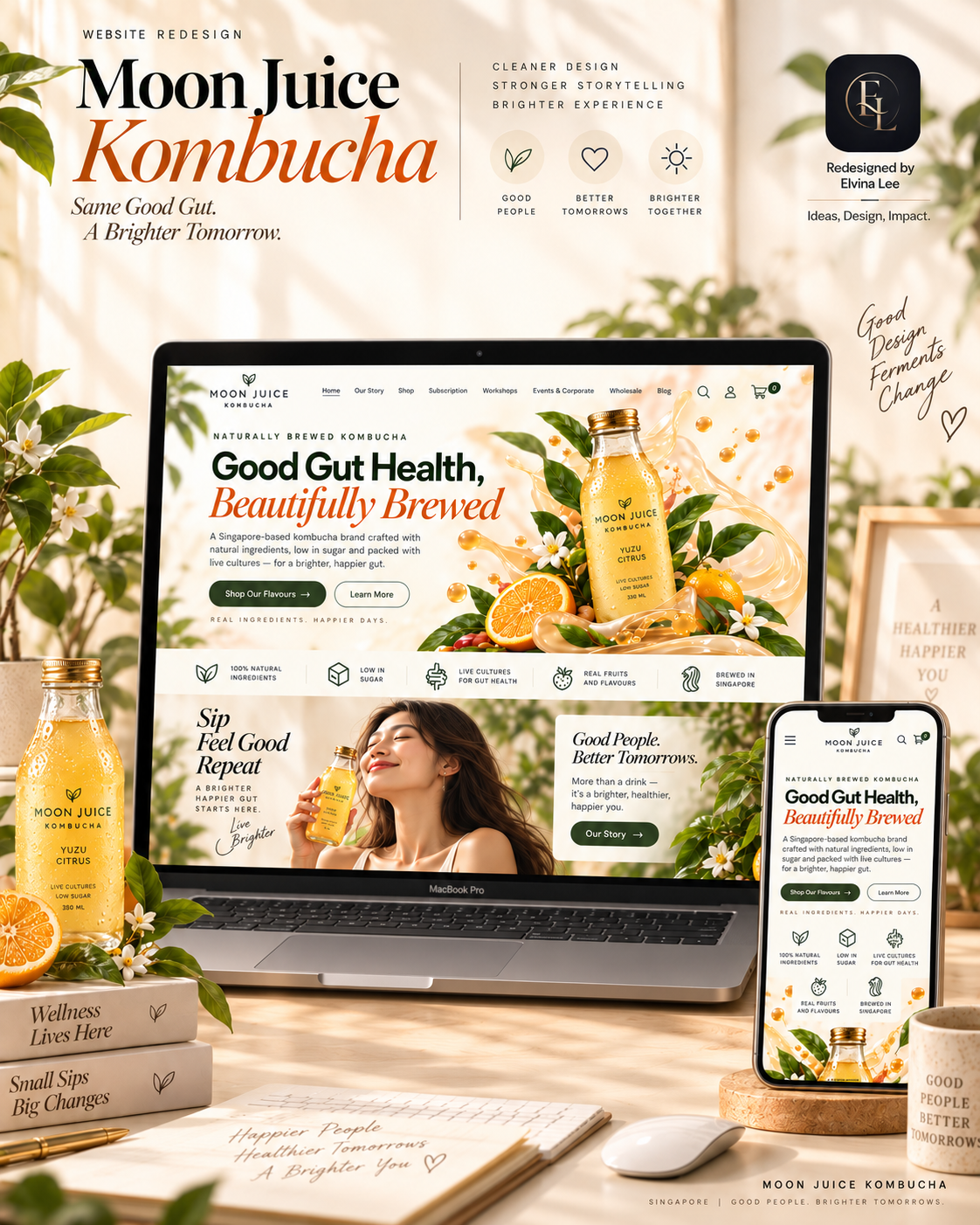 Moon Juice Kombucha, Websites