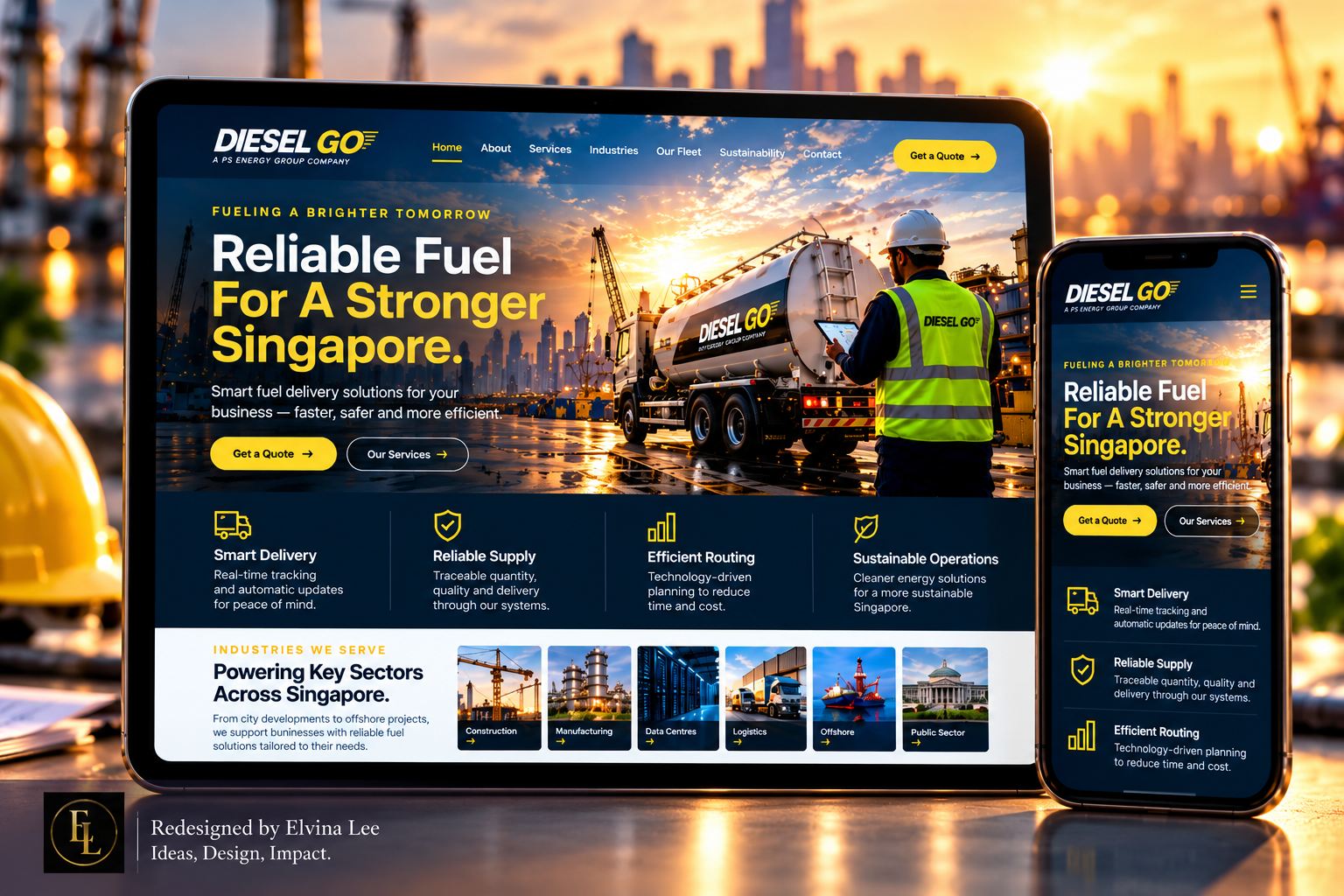 Diesel Go Website Redesign Concept, Websites