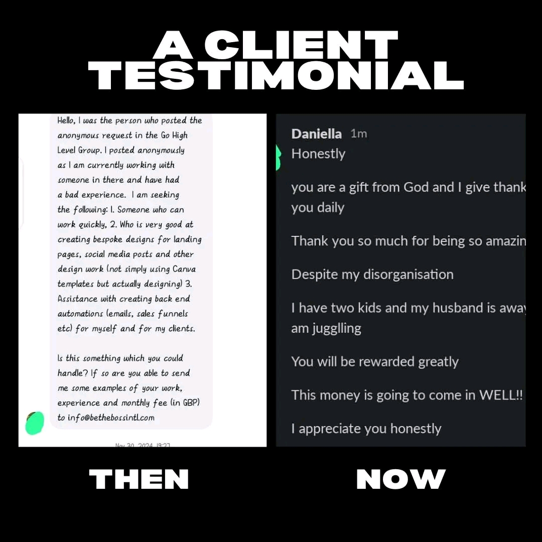 Daniella — client screenshot