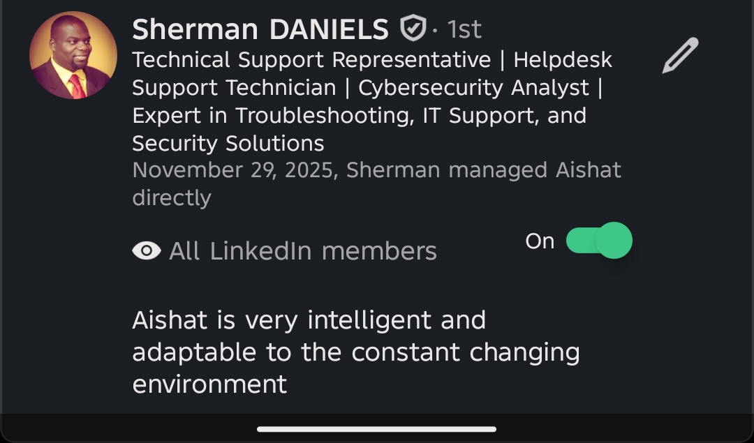Richard — client screenshot