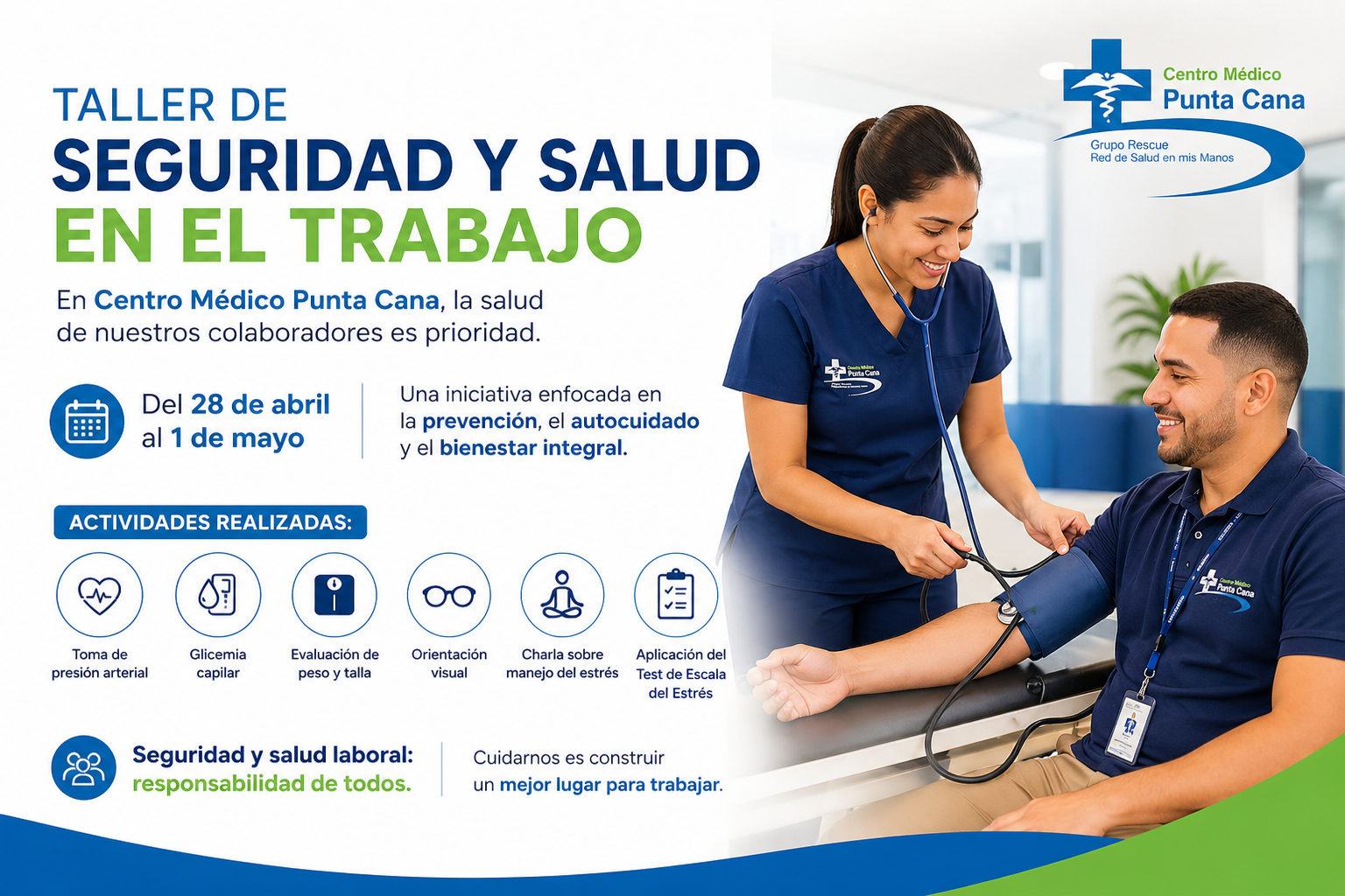 Centro Médico Punta Cana impulsa la salud laboral con su Taller de Seguridad y Salud en el Trabajo