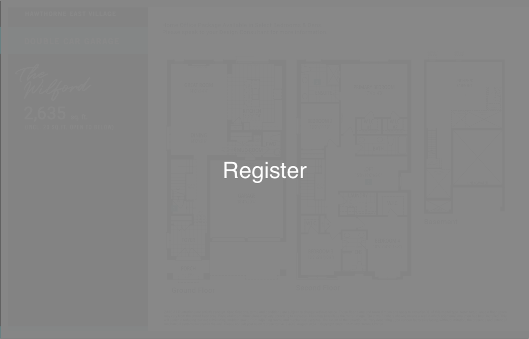 Semi - Detached floor plan