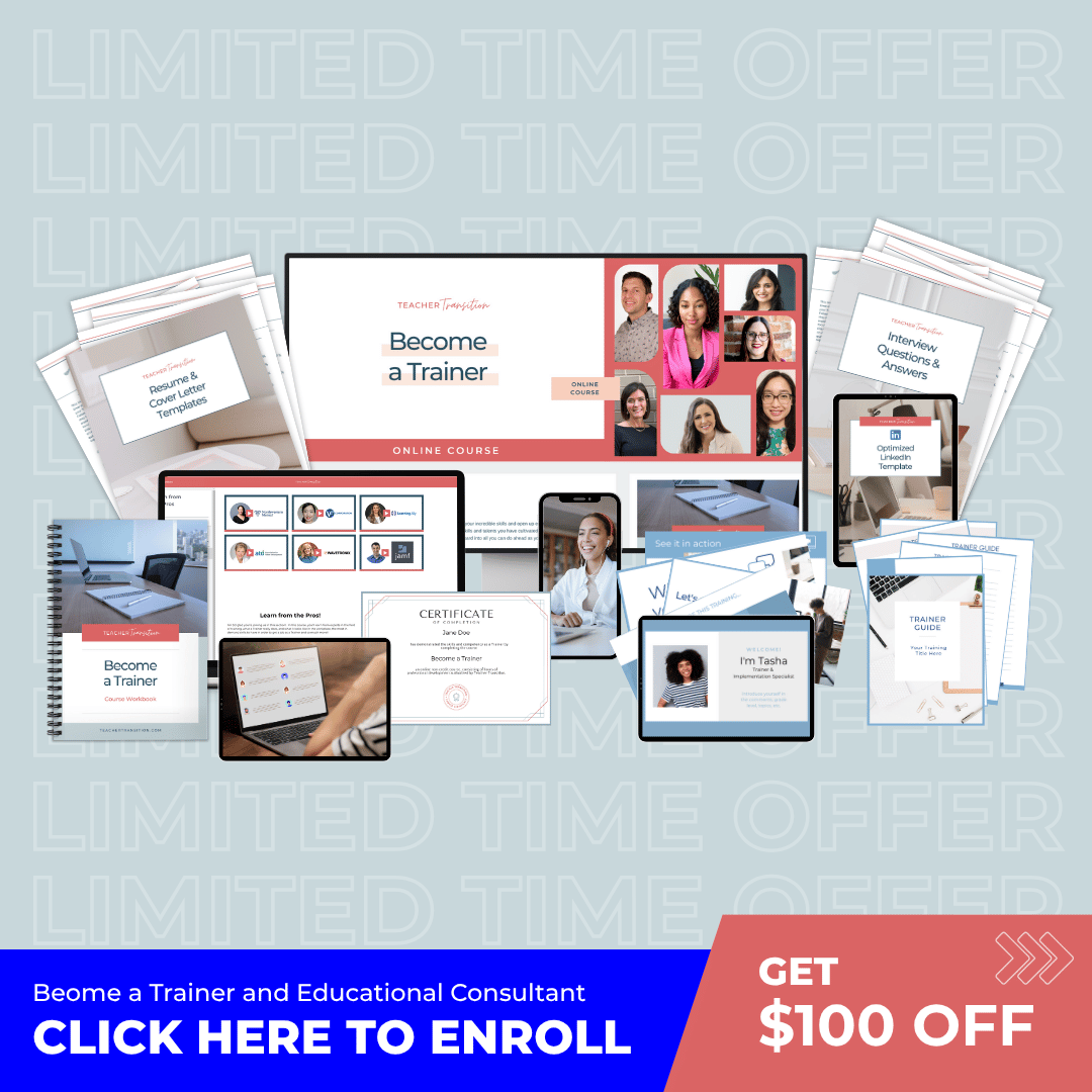 Become a Trainer and Educational Consultant course preview