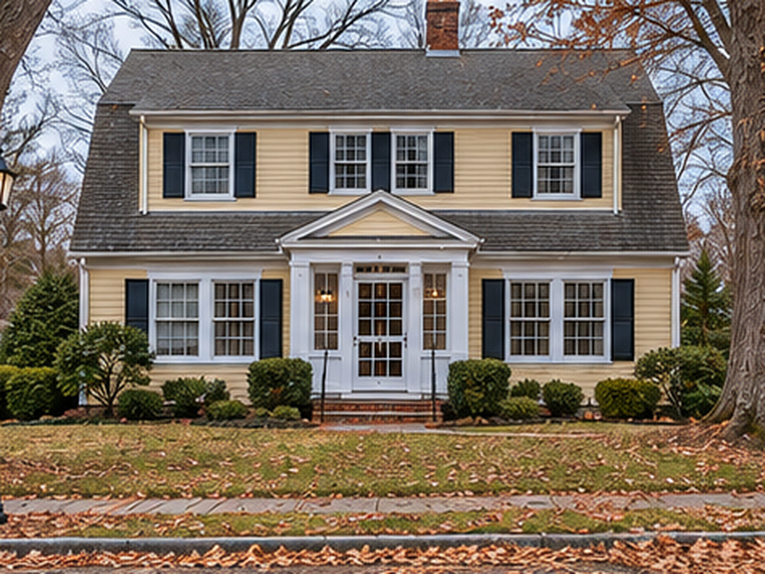Dutch colonial home, before
