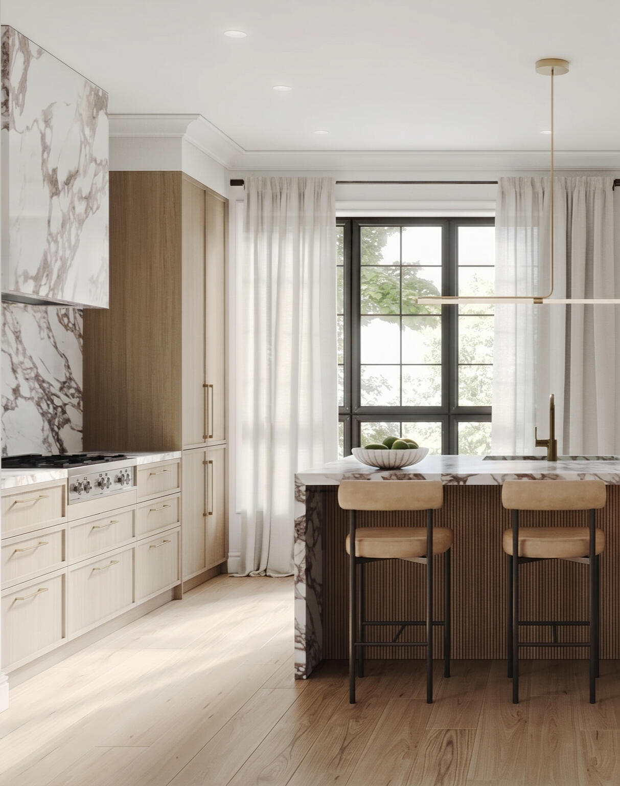 Abacot Hill kitchen rendering