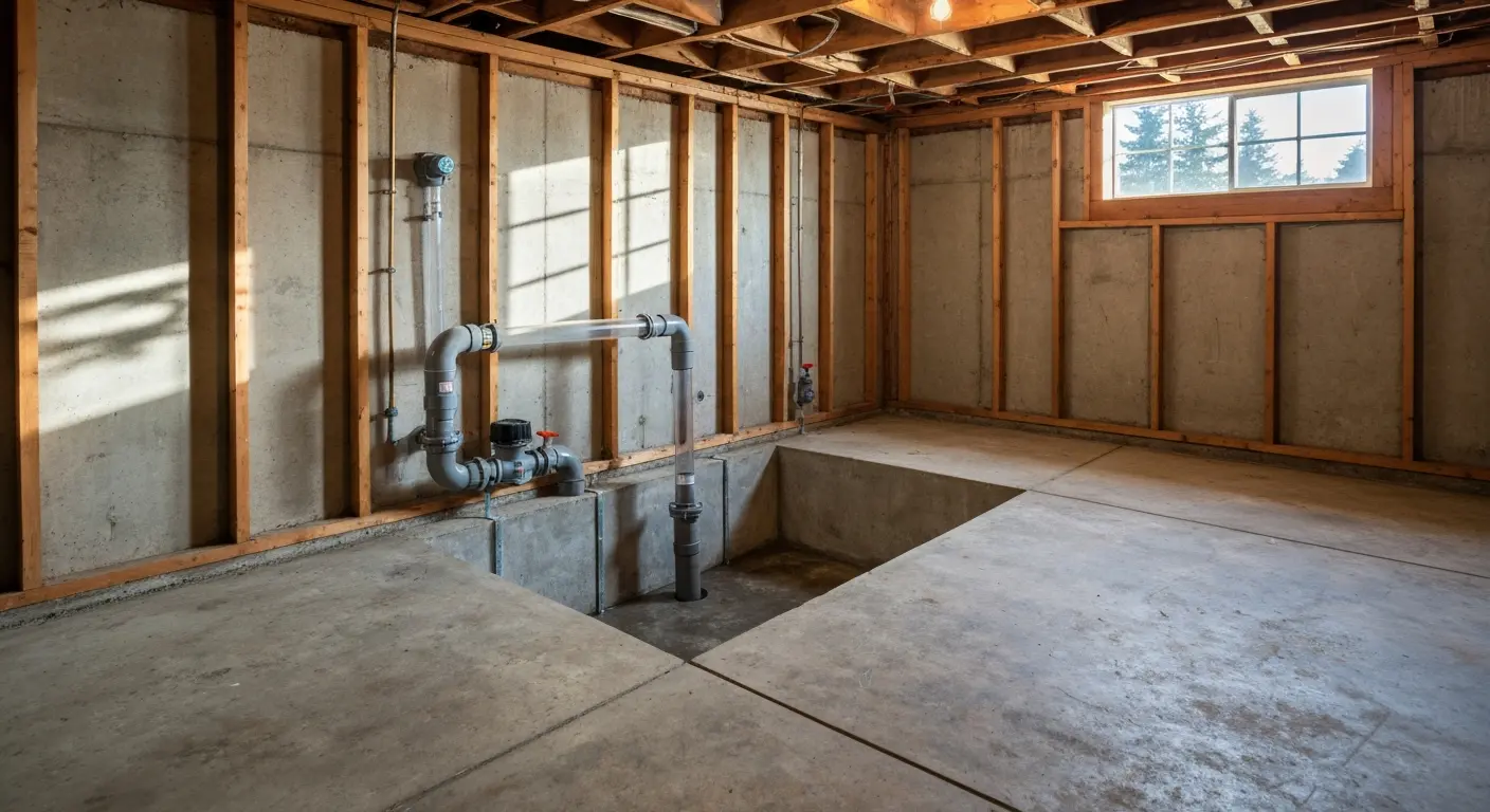 Sump pump installation