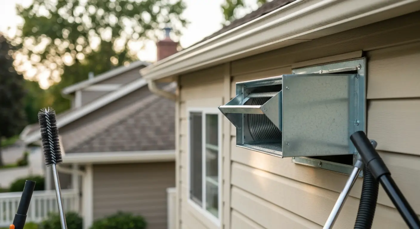 Dryer vent cleaning