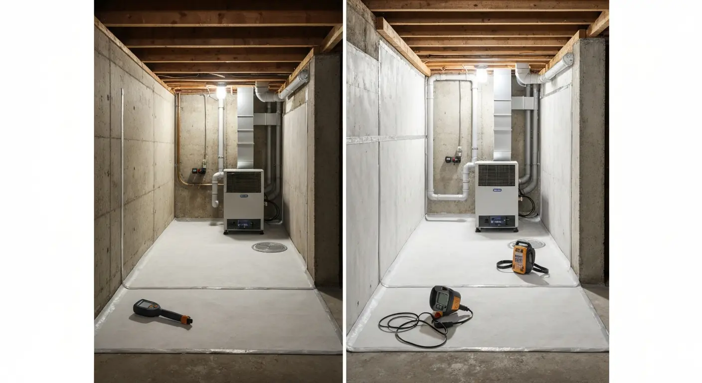 Mold prevention and moisture control