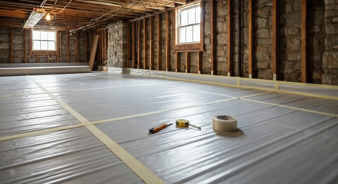 Vapor barrier installation