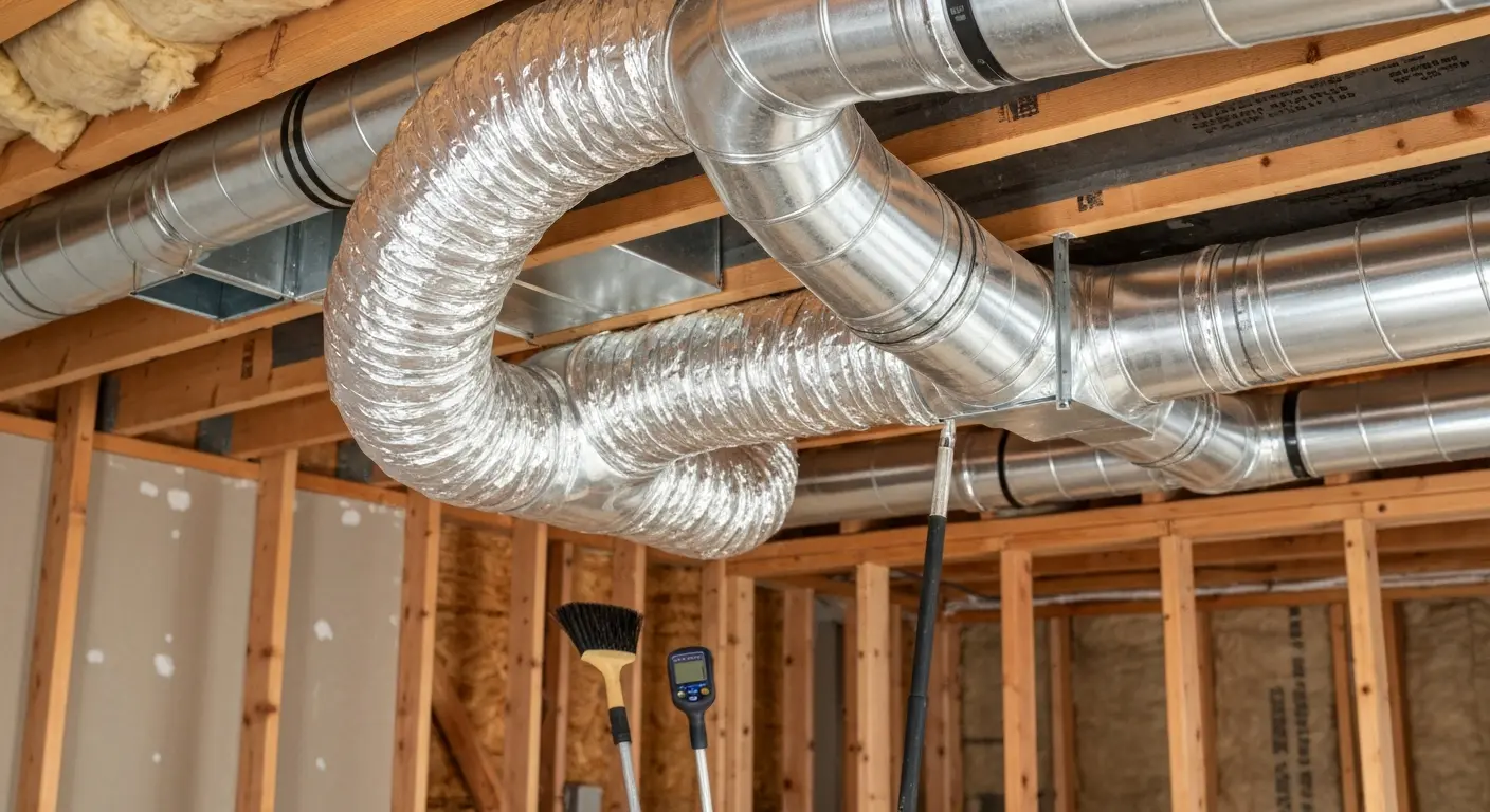 Clean HVAC ductwork improves airflow