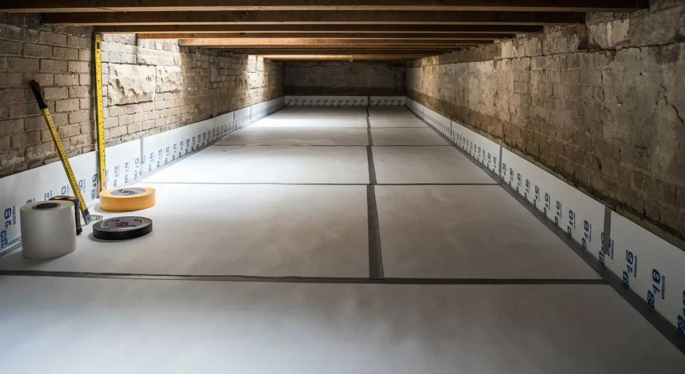 Crawl space encapsulation