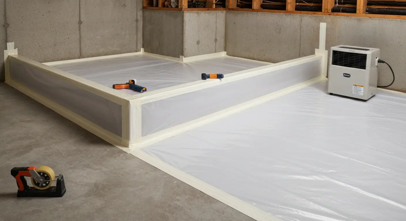 Vapor barrier installation