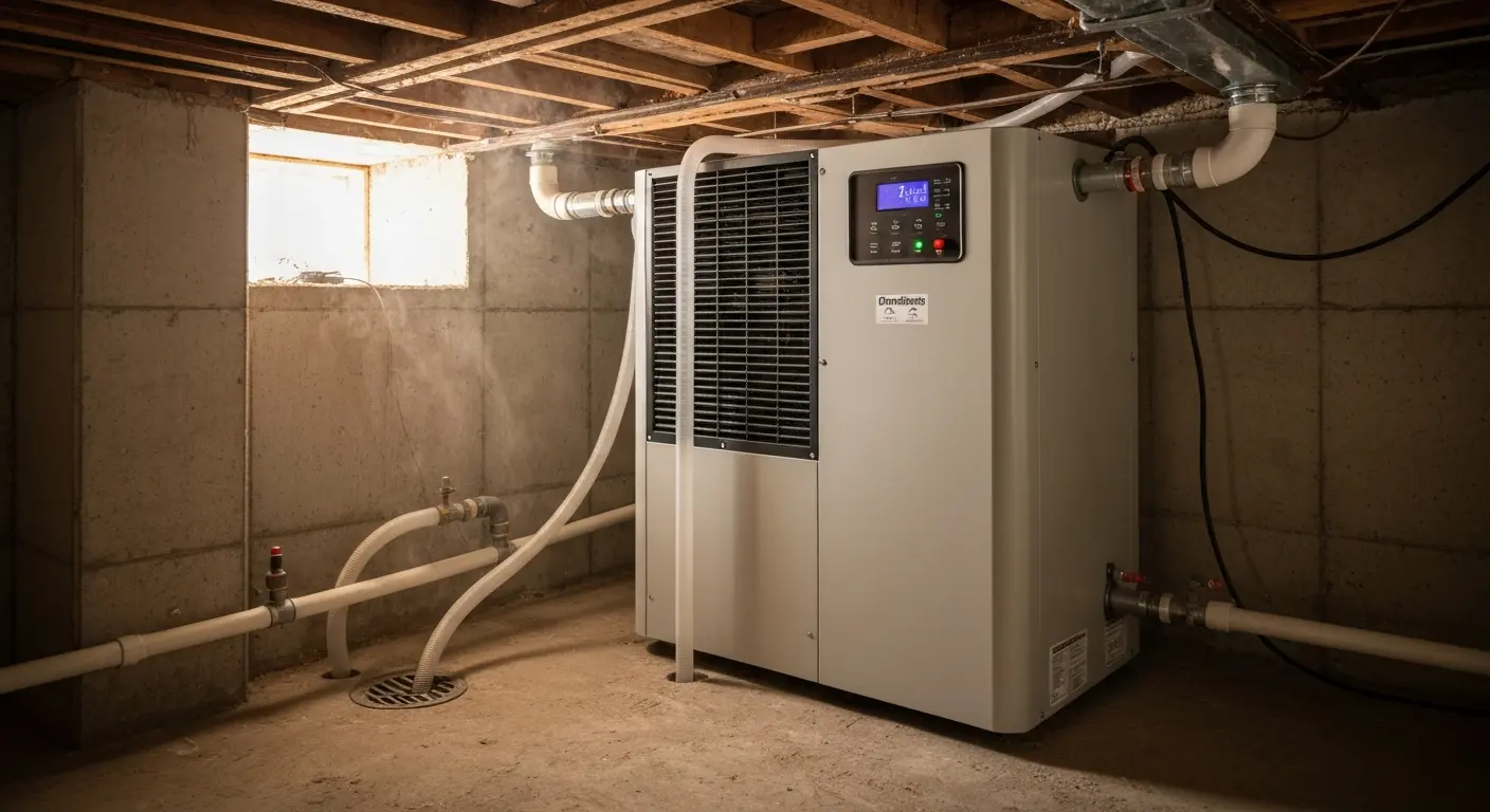 Dehumidifier installation