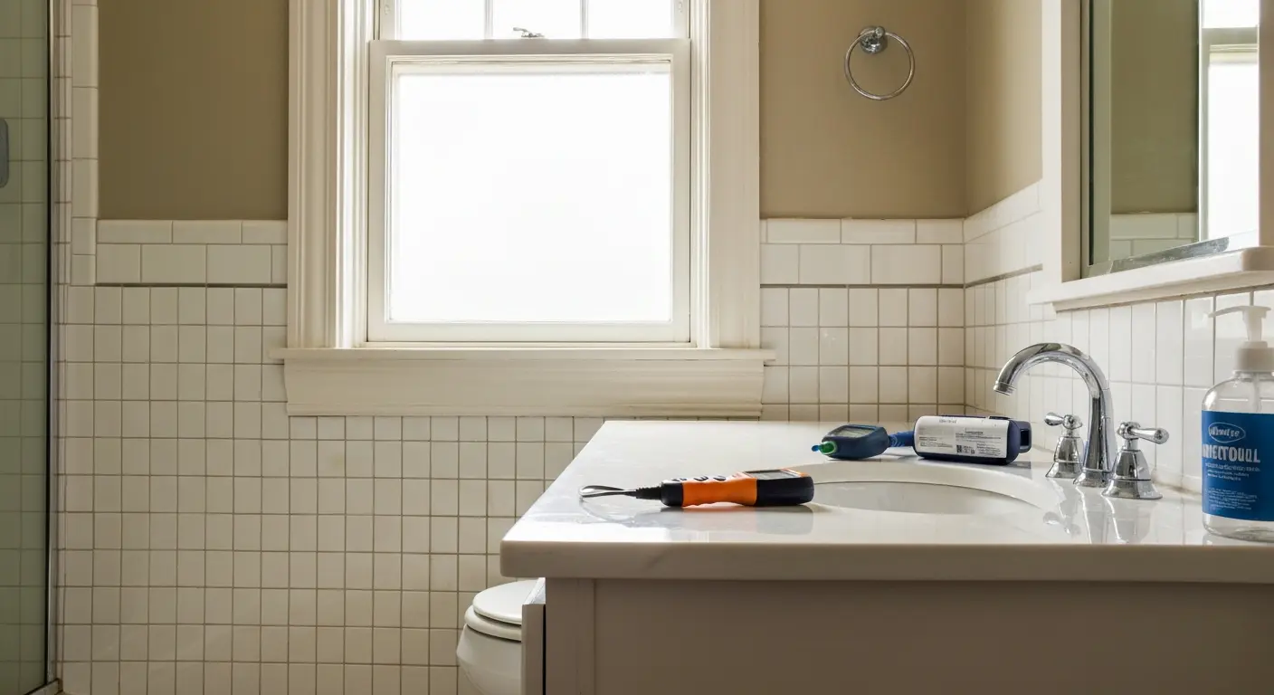 Bathroom mold removal