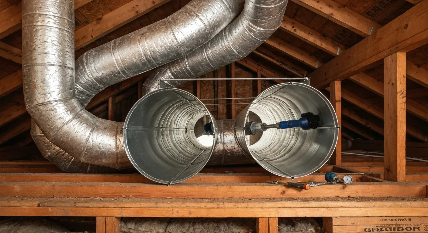 Moisture in HVAC ducts