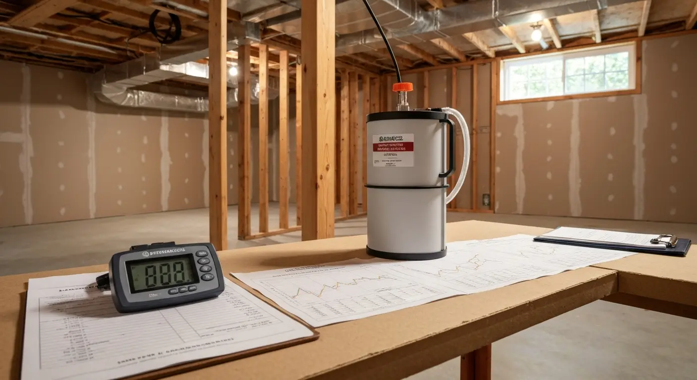 Long-term radon testing