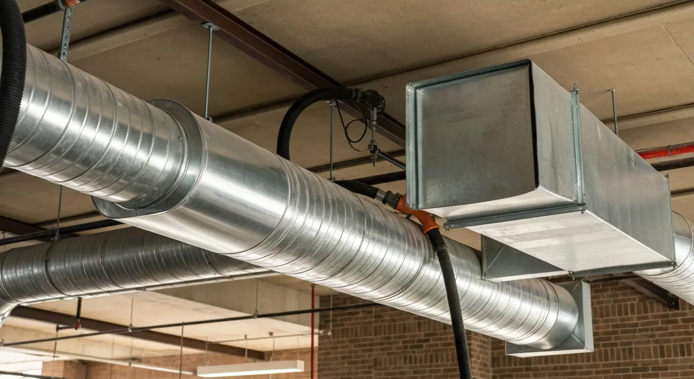 Commercial duct cleaning service