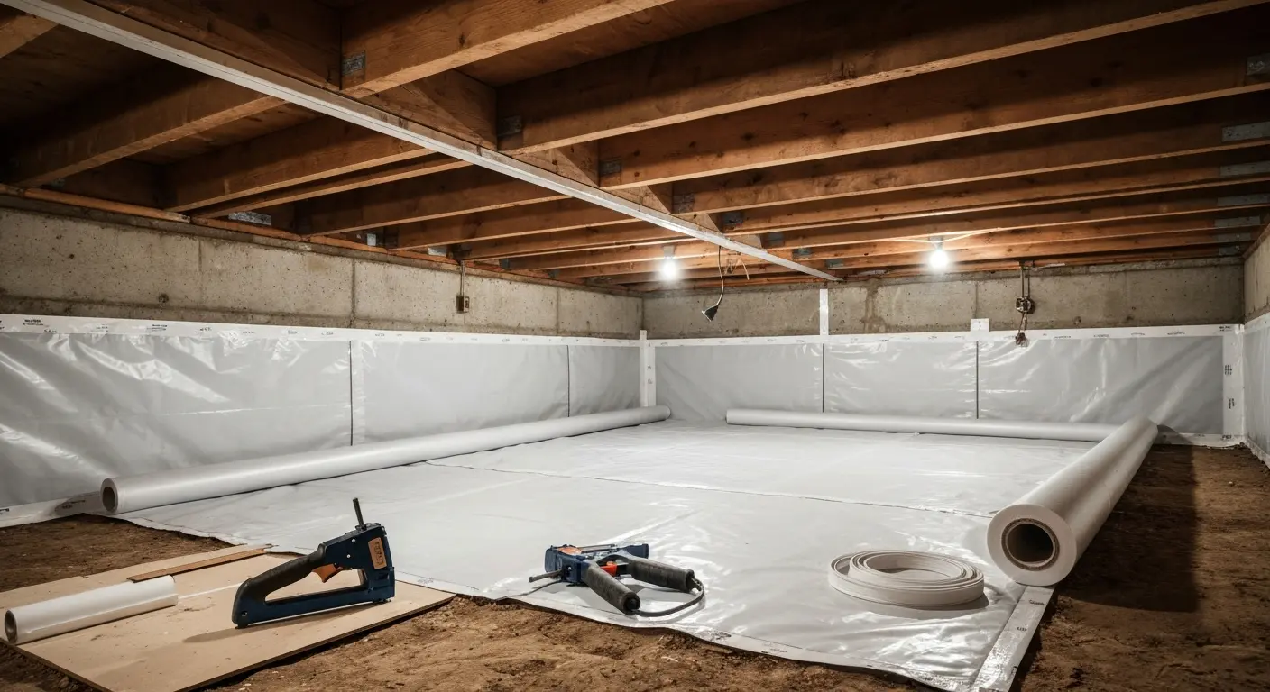 Crawlspace encapsulation project