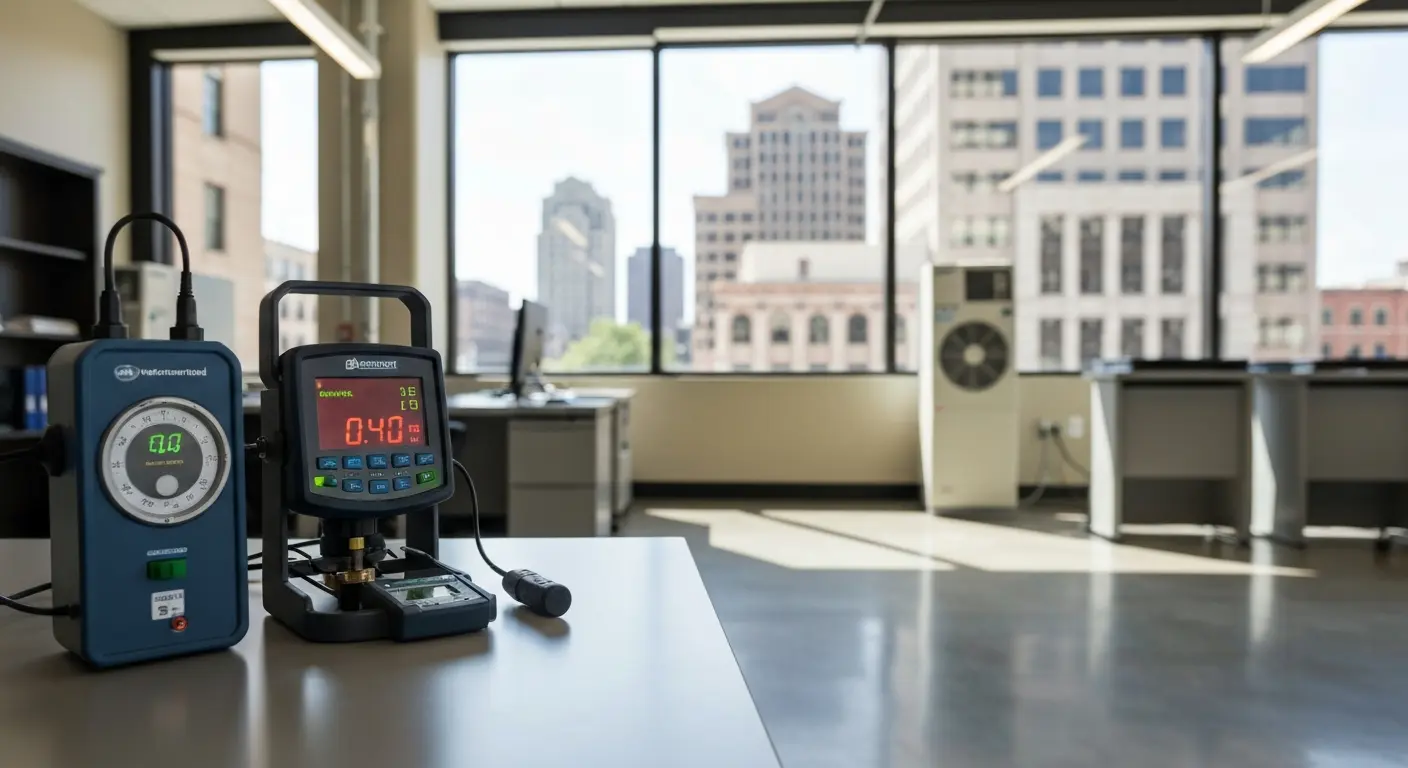 Commercial radon testing