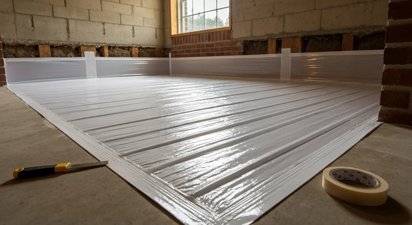 Vapor barrier installation