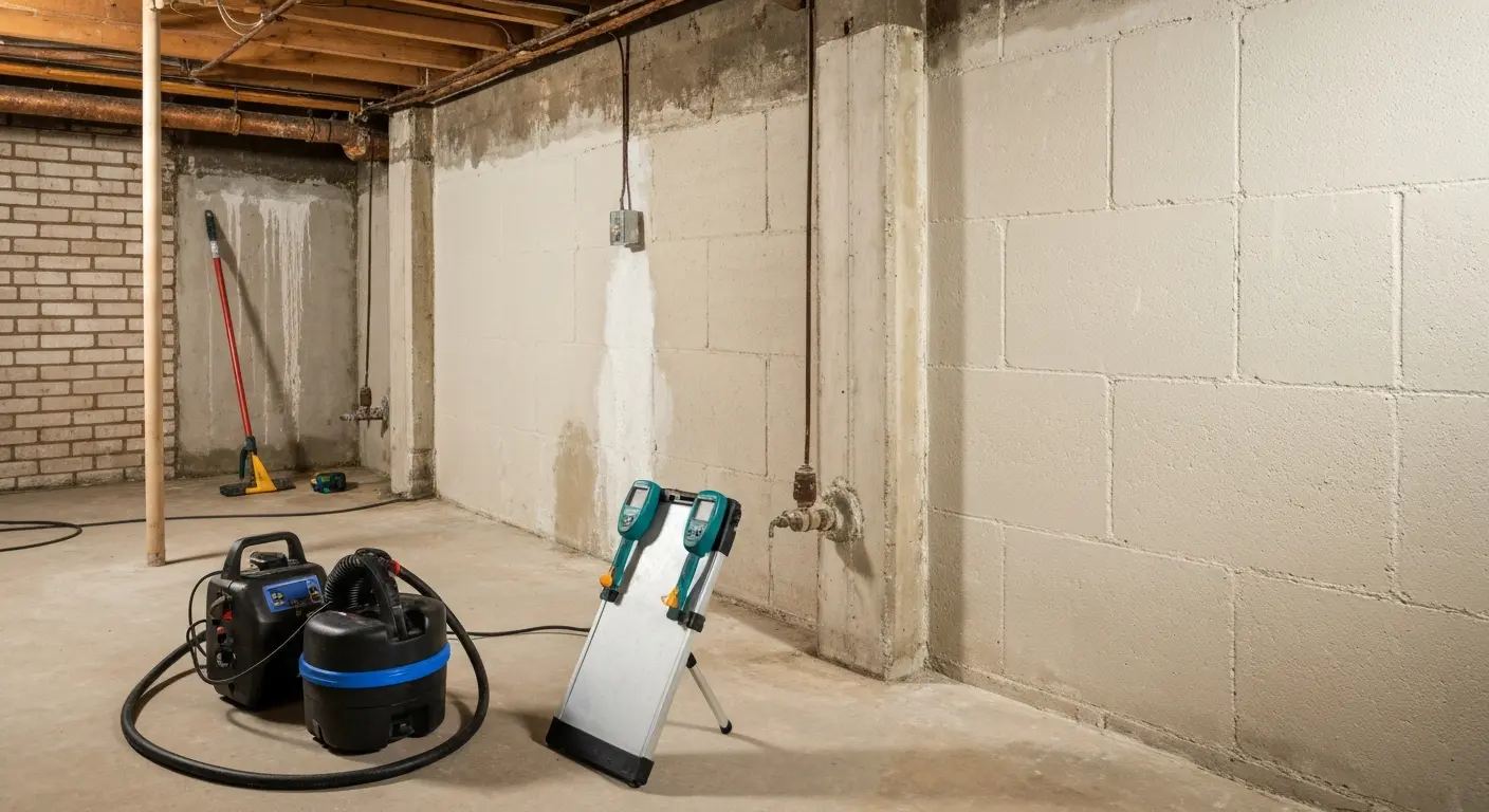 Basement mold removal
