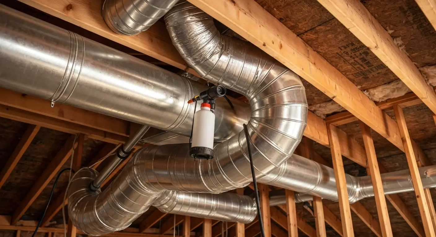 Air duct sanitizing service