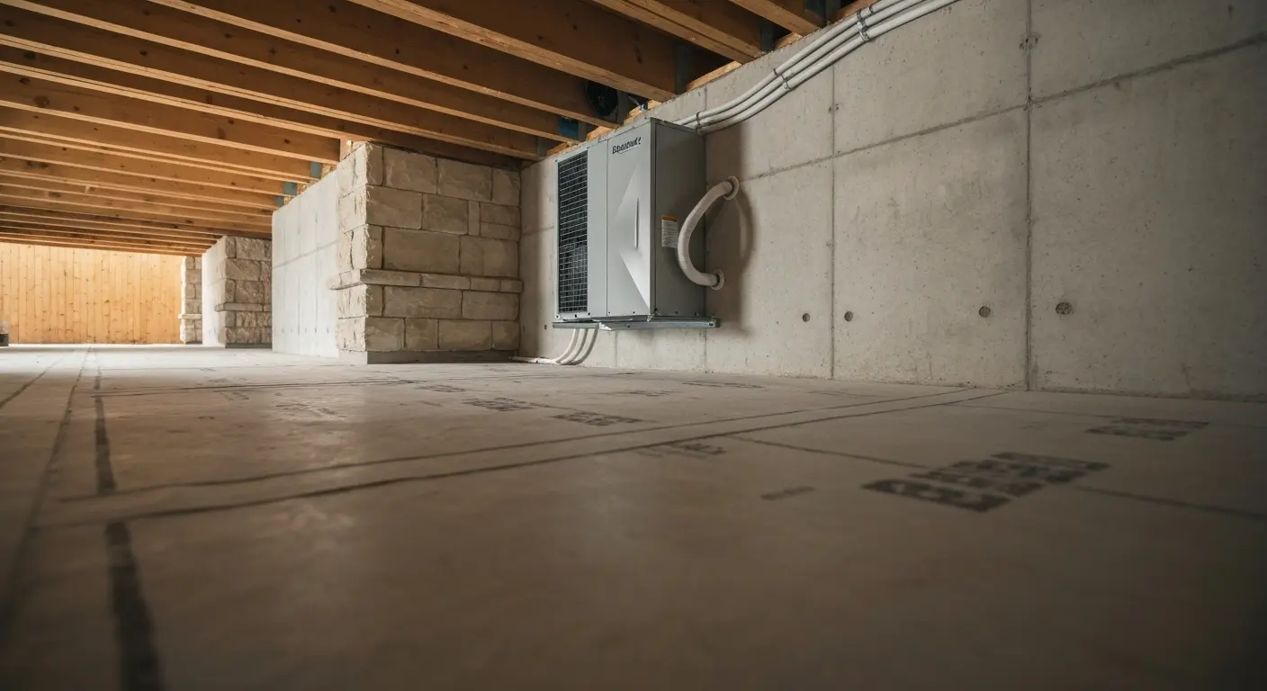 Dehumidifier installation