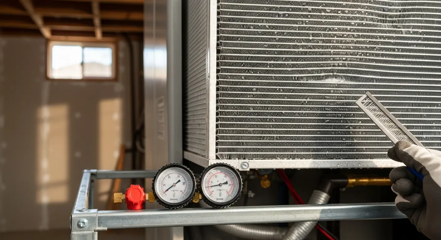 HVAC coil cleaning