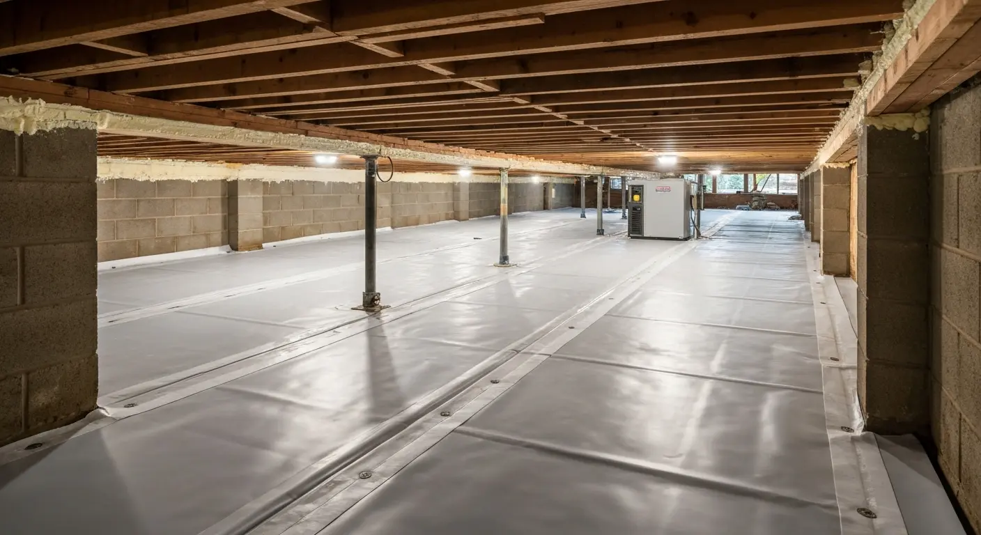 Crawlspace encapsulation project