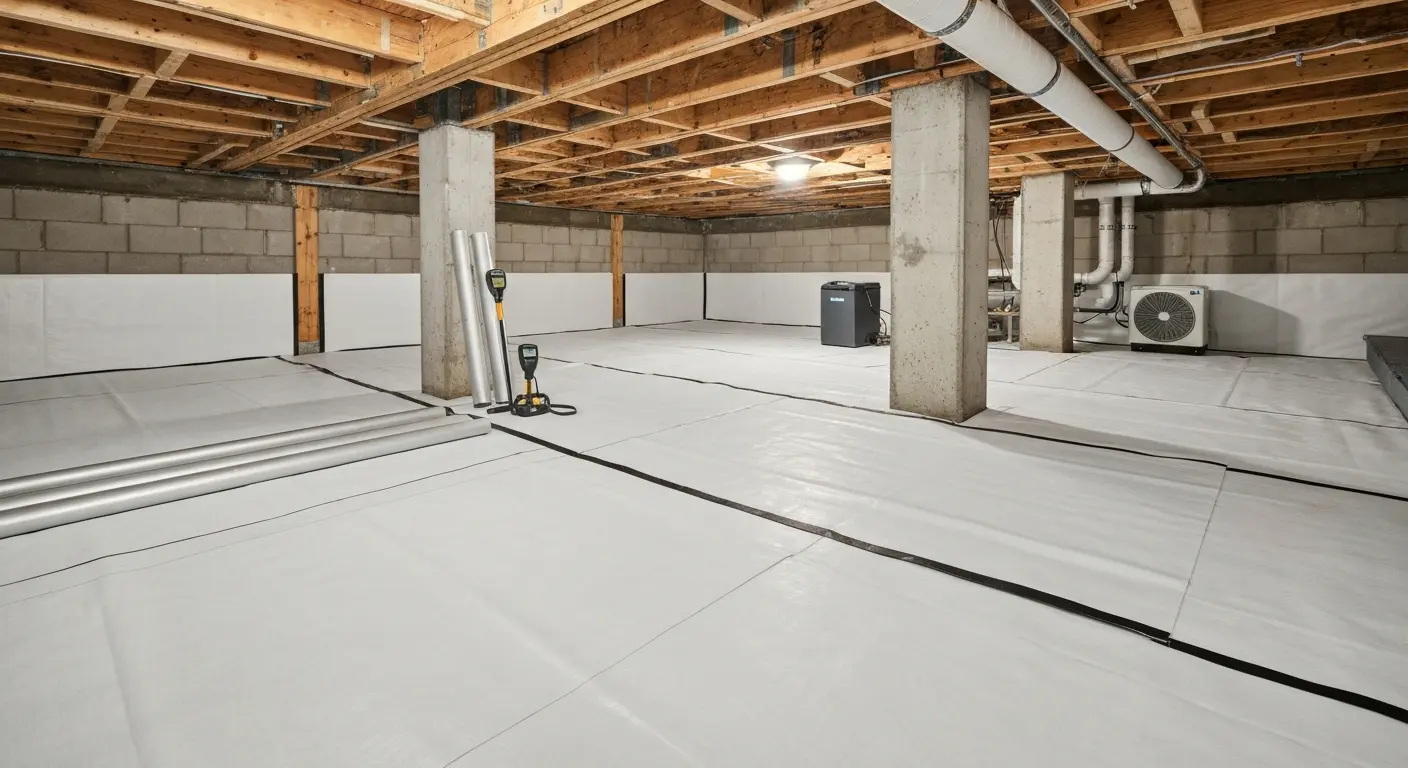 Mold prevention in crawlspace