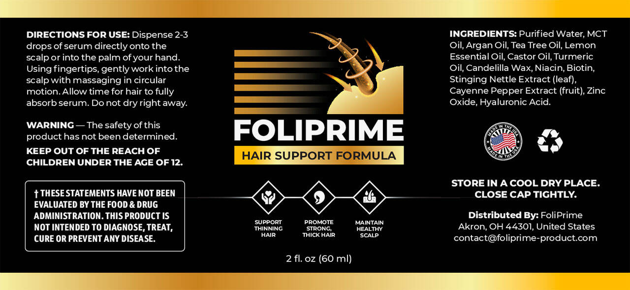 FoliPrime Ingredients