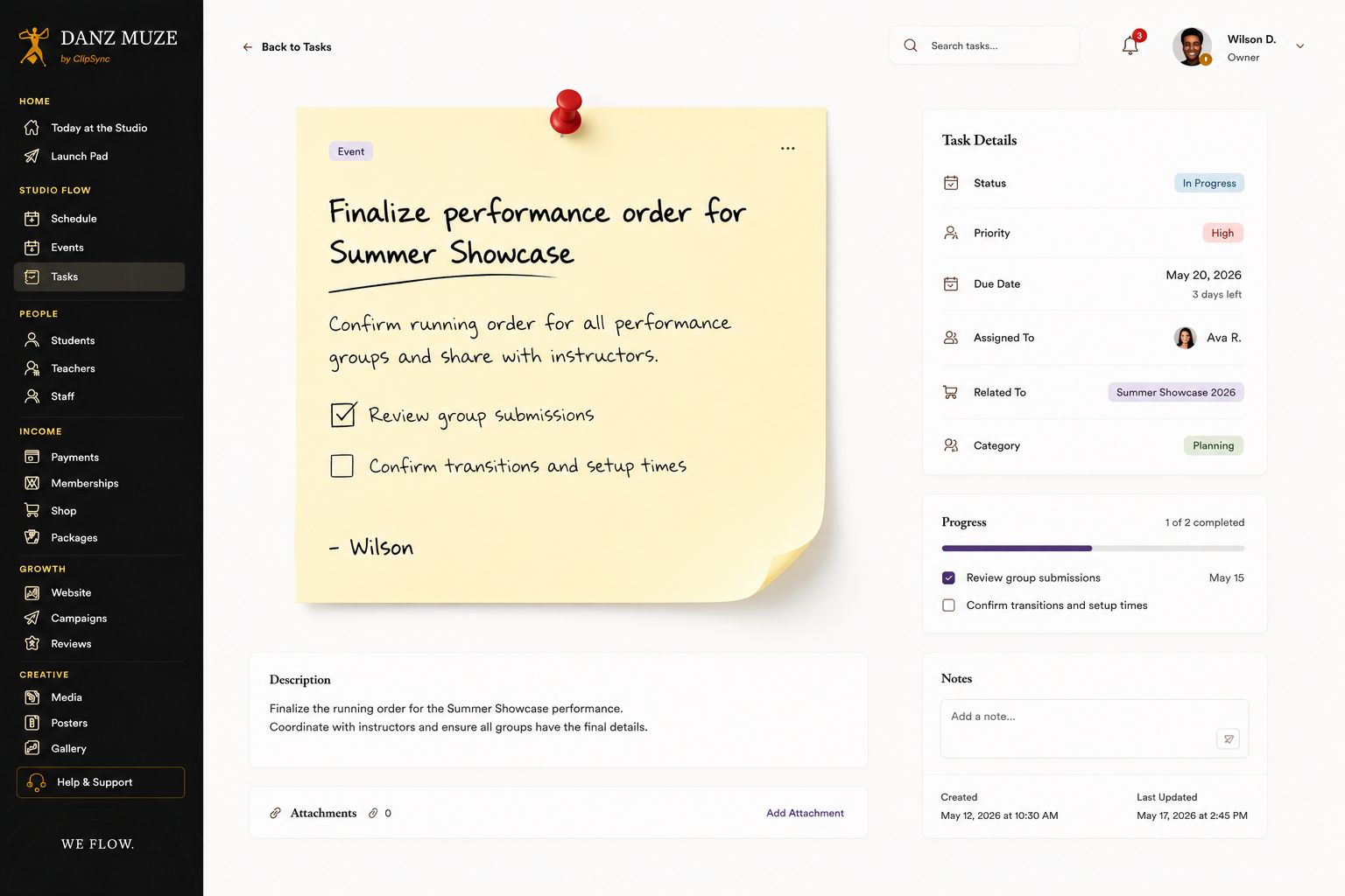Tasks and To Do