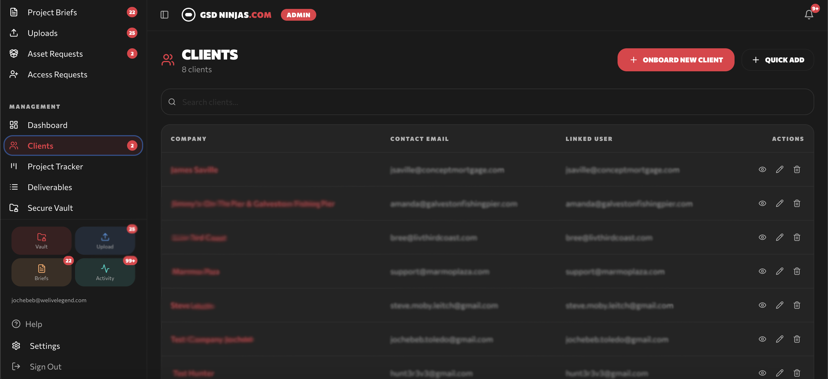 Client directory