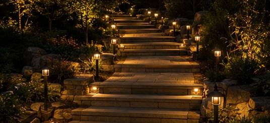 Strategic Path & Safety Lighting Systems — Eco IGS outdoor lighting, Lake Norman NC