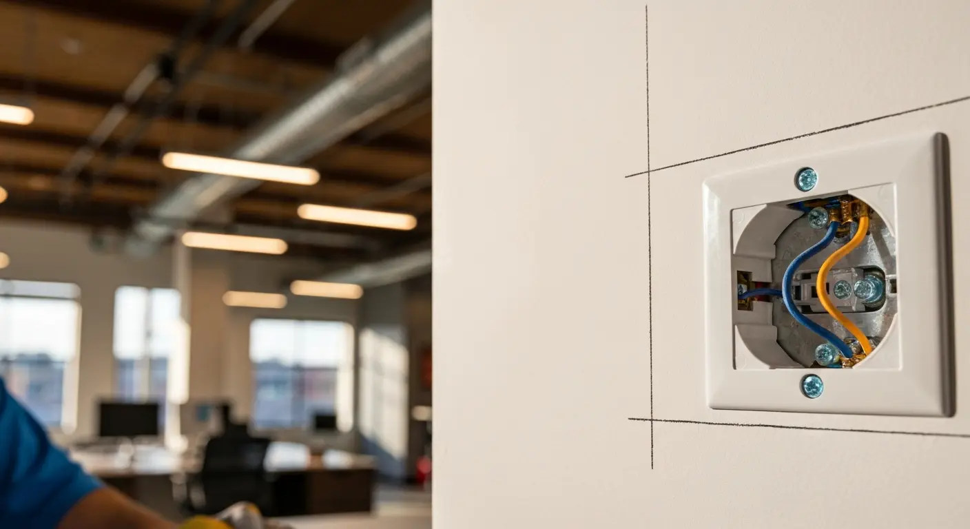 Commercial outlet installation in Tyler