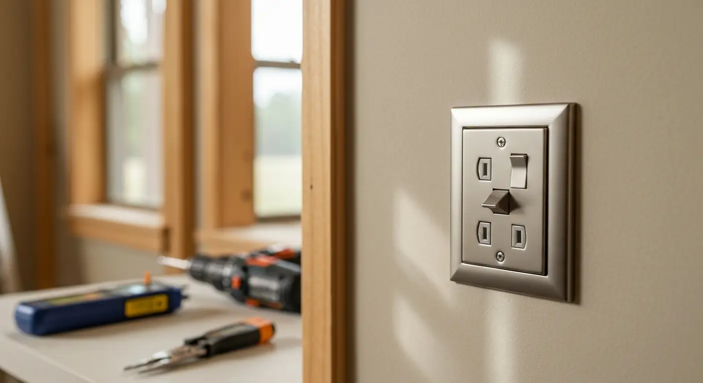 Light switch installation in Tyler