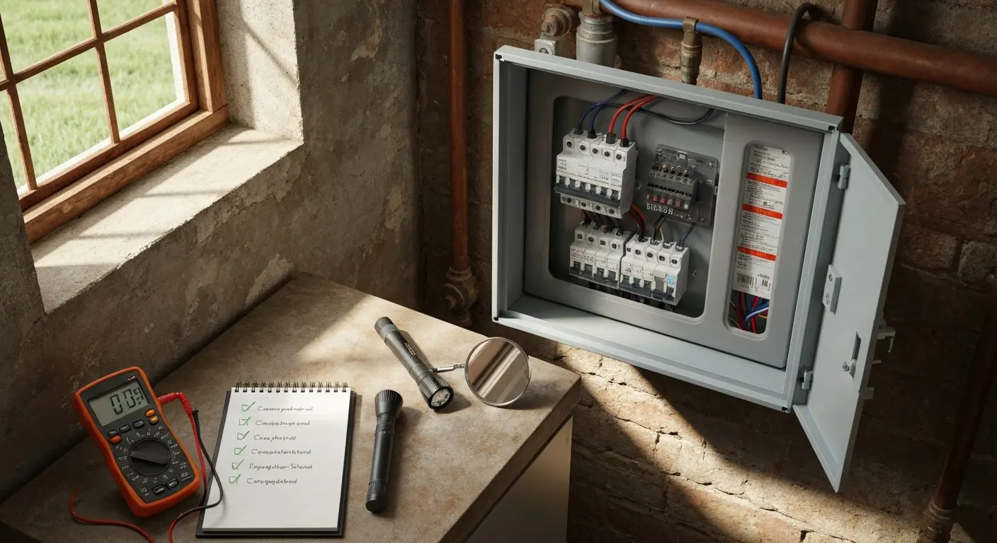 Electrical panel inspection service