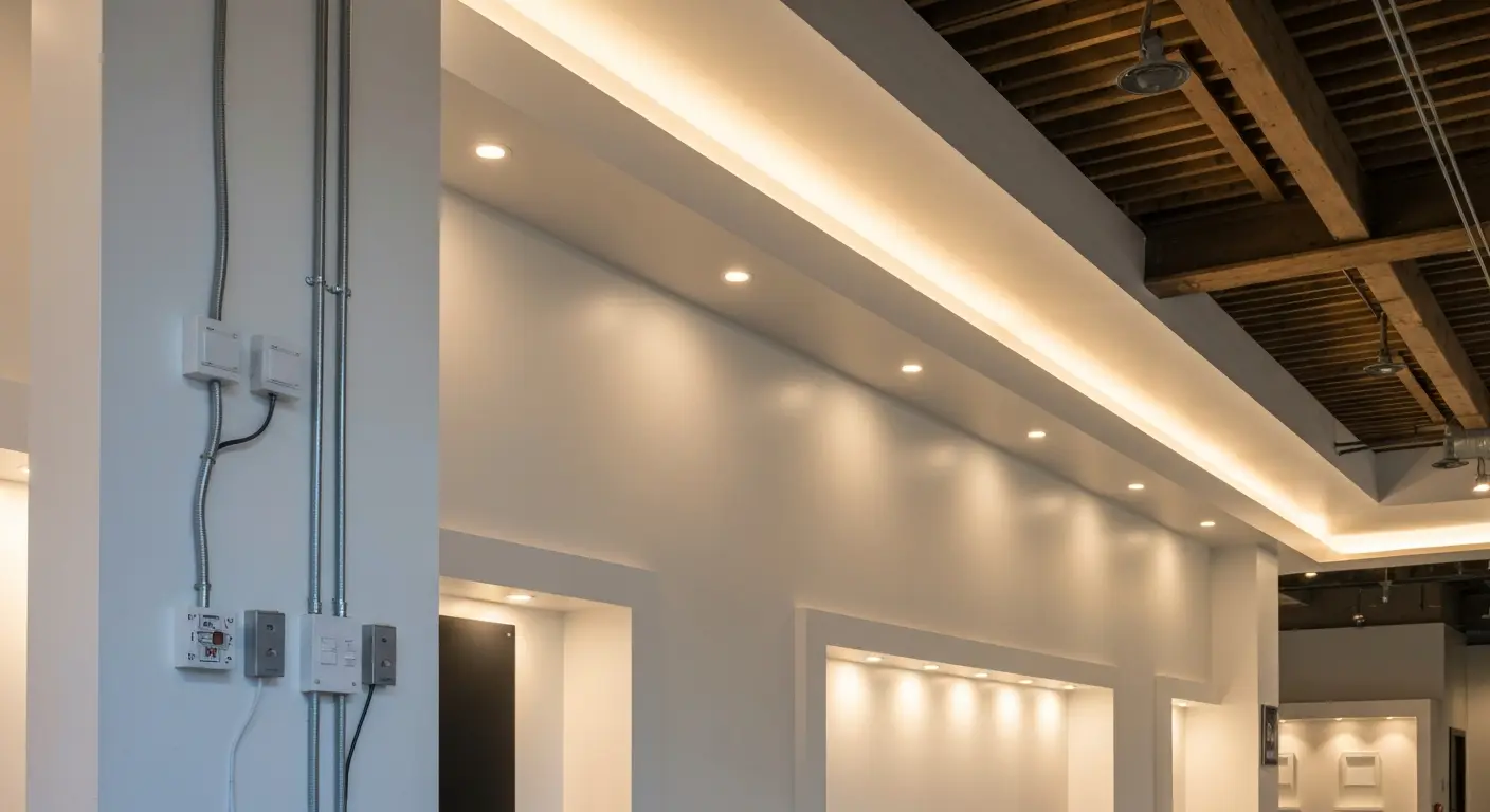 Accent lighting installation