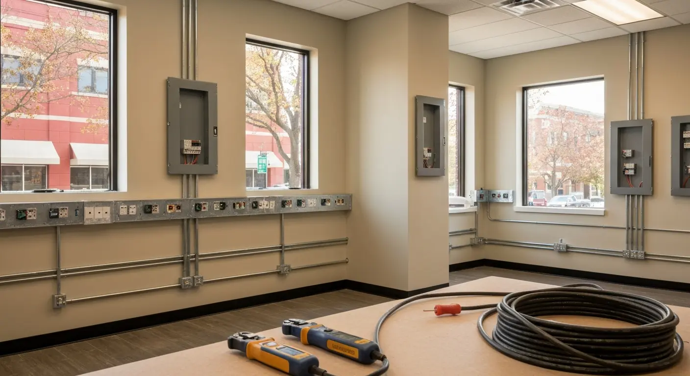 Commercial electrical installation for businesses