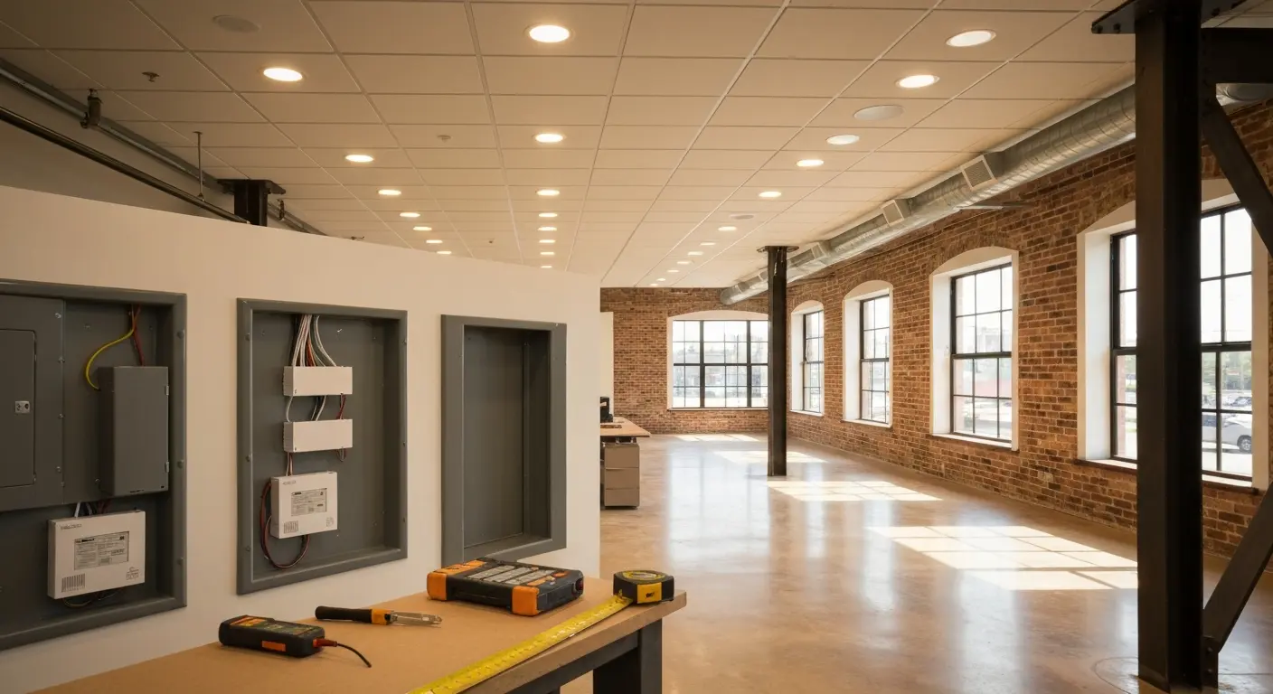 LED lighting retrofit project