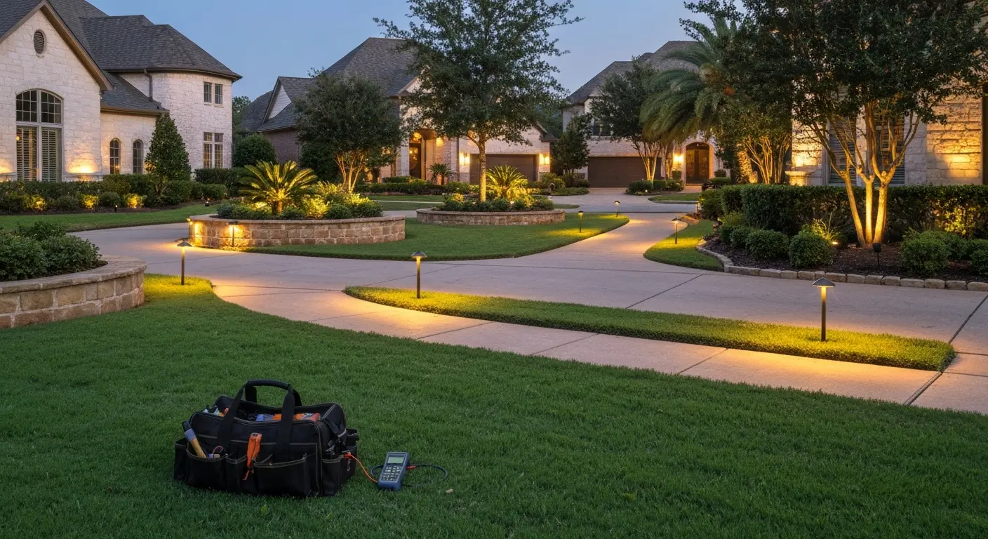 Modern lighting installation