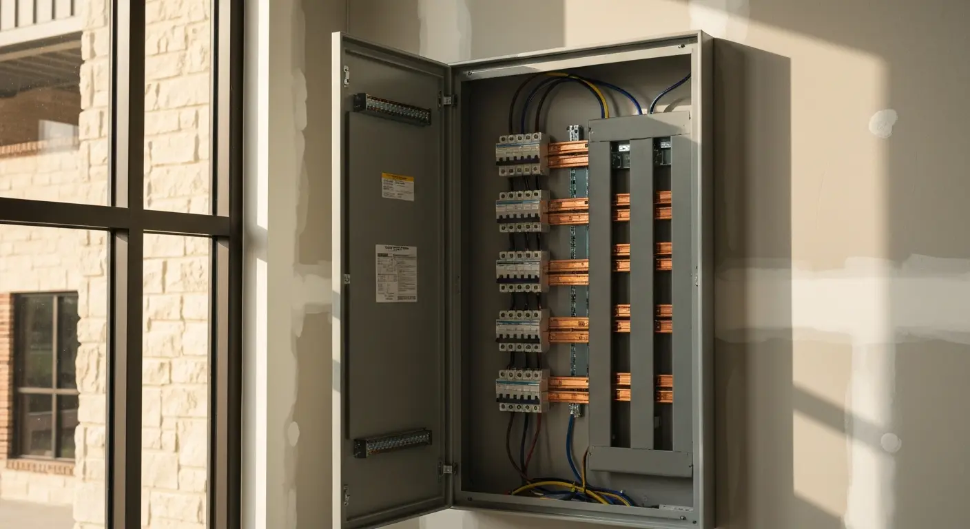 Commercial electrical panel work