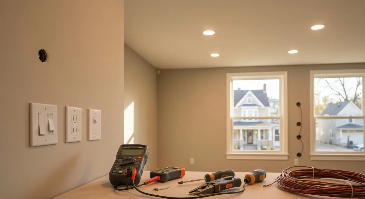 Residential electrical work in Flint