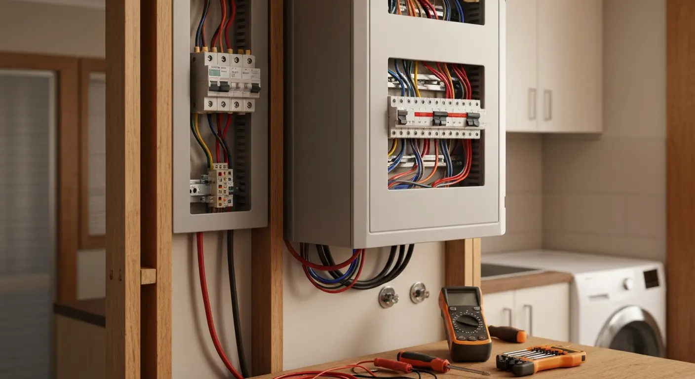 Residential electrical panel work