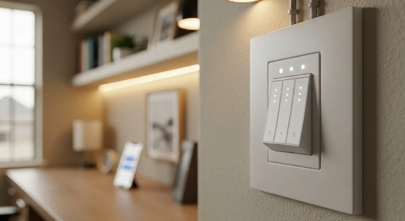 Smart lighting controls installation